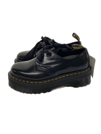 商品画像：HOLLY/PLATFORM SHOES/厚底/リボン/ドレスシューズ/UK4/BLK/レザー 1