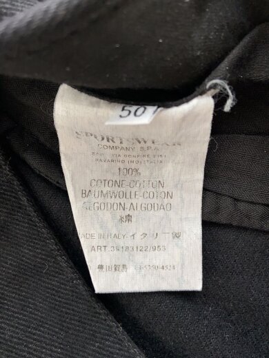 商品画像：06AW/モールスキン/イタリア製/SPORTWEAR/ボトム/50/コットン/ブラック 5