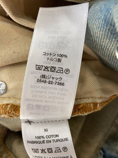 商品画像：BIG OL SHORT DENIM/32/ハーフパンツ/デニム/ワンポイント刺繍 5