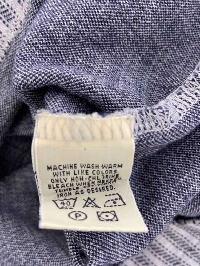 商品画像：ヘンリーネック/長袖Tシャツ/XL/コットン/GRY/ストライプ 4