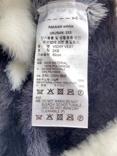 商品画像：ニットベスト(厚手)/XS/ポリエステル/BLK/総柄/IB8613// 4