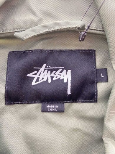 商品画像：ナイロンジャケット/L/ナイロン/カーキ/無地/115331-003 3