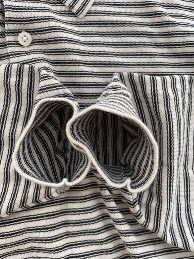 商品画像：長袖シャツ/M/コットン/WHT/ボーダー/8113-136-0441 9