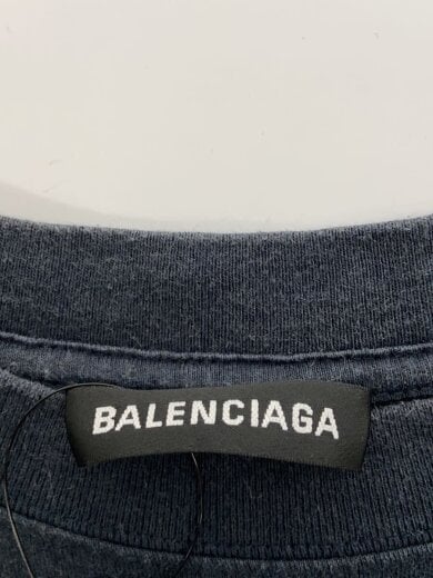 商品画像：Tシャツ/M/コットン/NVY/バックプリント/※使用感有 3