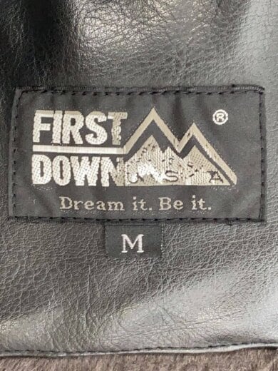 商品画像：レザージャケット・ブルゾン/M/フェイクレザー/BLK/無地 3