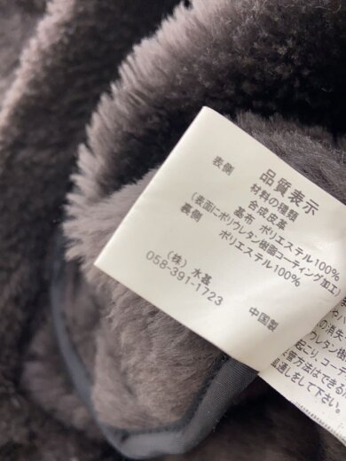 商品画像：レザージャケット・ブルゾン/M/フェイクレザー/BLK/無地 4