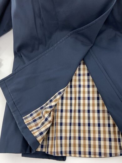 商品画像：コート/--/コットン/ネイビー/無地 7