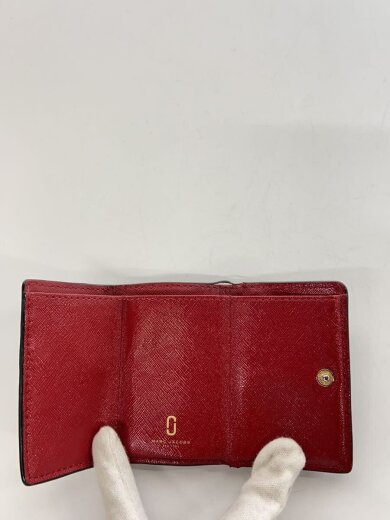 商品画像：3つ折り財布/レザー/BLK/無地/レディース/M0013597 4