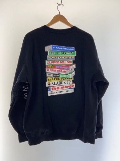 商品画像：OUNDS CREWNECK SWEAT/スウェット/L/コットン/ブラック/101233012027 2