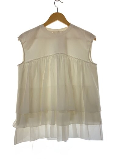 商品画像：ジャージーコンビ/ティアードカットソー/36/コットン/ホワイト/11-03-52-03302 1