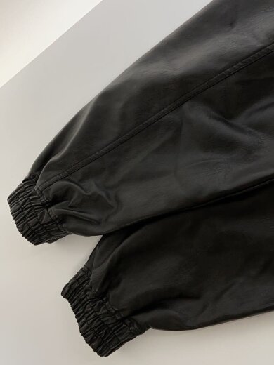 商品画像：ジャケット/XL/フェイクレザー/BLK/無地/FAM-52302 6