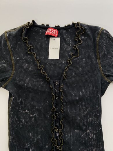 商品画像：カーディガン(薄手)/S/コットン/BLK/A17197 7