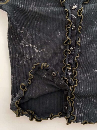 商品画像：カーディガン(薄手)/S/コットン/BLK/A17197 9