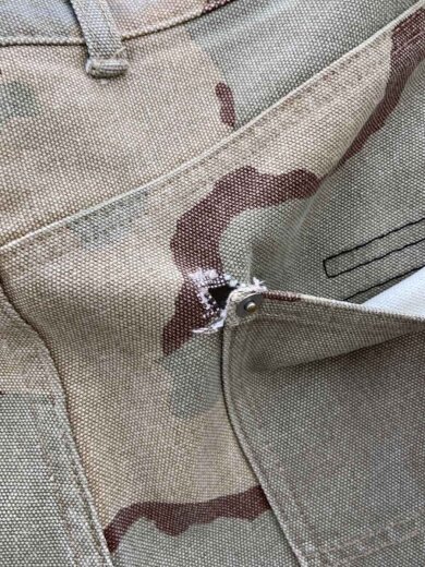 商品画像：ダブルニー/XL/コットン/ヘベージュ/カモフラ/camo double knee duck 8