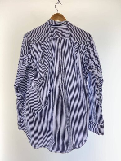 商品画像：Stripe Shirt With Black Emblem/長袖シャツ/M/コットン/ストライプ/AZ-B018 2
