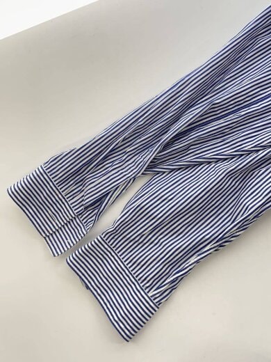 商品画像：Stripe Shirt With Black Emblem/長袖シャツ/M/コットン/ストライプ/AZ-B018 6