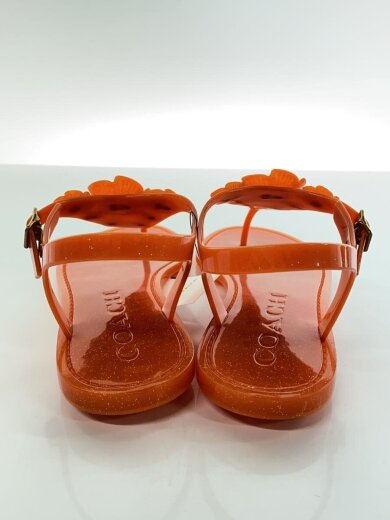 商品画像：フラット/サンダル/24cm/ラメ/オレンジ/PVC 6