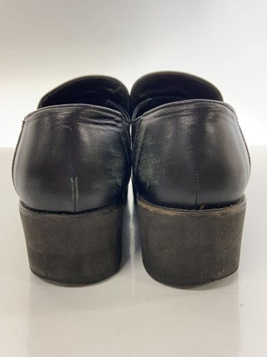 商品画像：ローファー/--/ブラック/レザー/yl-e20-79/厚底スリッポン/smooth leather/踵スレ 6