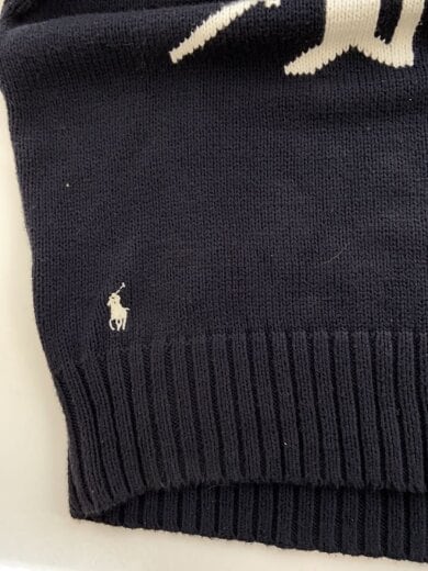 商品画像：ニット・セーター(厚手)/XS/コットン/NVY/無地 7