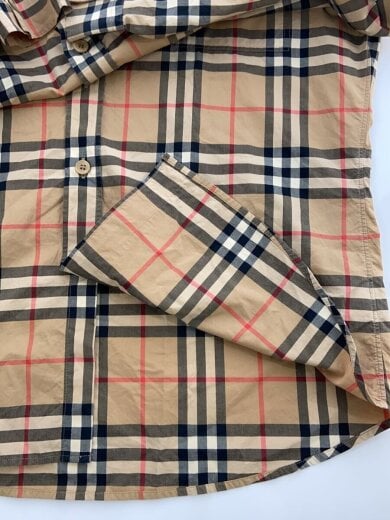 商品画像：長袖シャツ/XL/コットン/BEG/チェック/8029878// 7