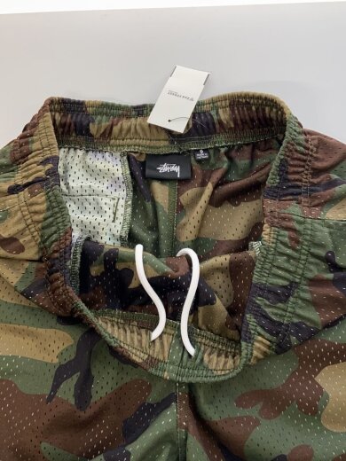 商品画像：ショートパンツ/S/ポリエステル/カーキ/カモフラ/woodland　camo/basic mesh short// 3