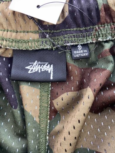 商品画像：ショートパンツ/S/ポリエステル/カーキ/カモフラ/woodland　camo/basic mesh short// 4