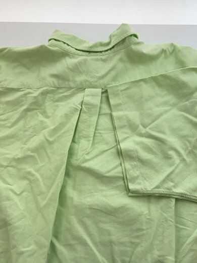 商品画像：半袖シャツ/XXL/コットン/グリーン/無地 9