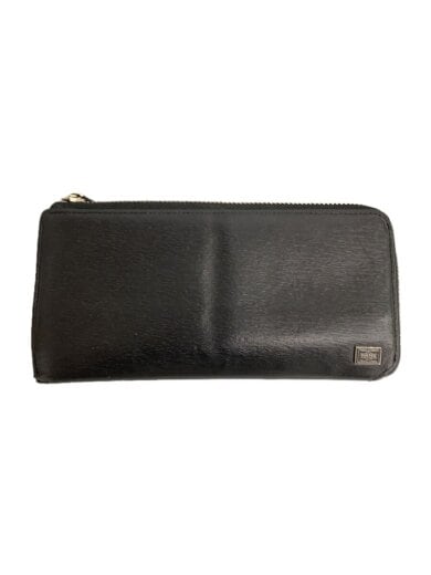 商品画像：長財布/レザー/ブラック/無地/メンズ// 1