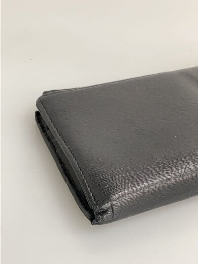 商品画像：長財布/レザー/ブラック/無地/メンズ// 7