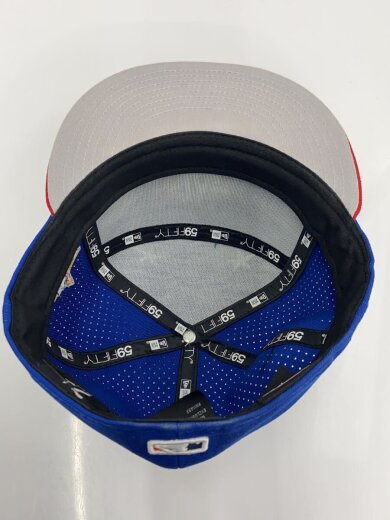 商品画像：キャップ/7 1/2/ポリエステル/ブルー/無地/メンズ 4