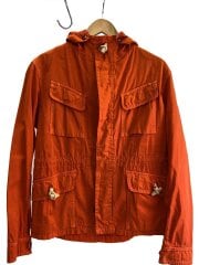 ジャケット/36/コットン/オレンジ/無地