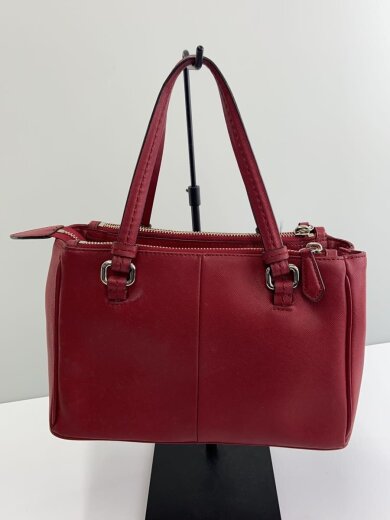 商品画像：ショルダーバッグ/レザー/レッド/無地 3