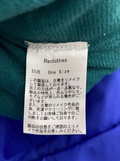 商品画像：RECLOTHES/ベスト/one/--/ブルー/無地 4