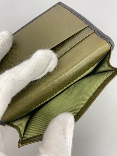 商品画像：カードケース/レザー/グリーン/無地/メンズ 5