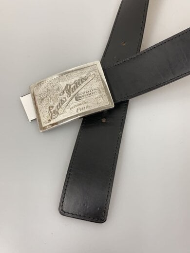 商品画像：サンチュール・ジーンズ(45MM幅・゛ノワール)/レザー/ブラック/メンズ 2