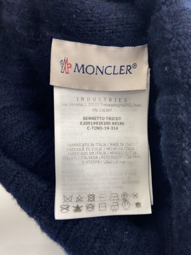 商品画像：ニットキャップ/ウール/ネイビー/無地/メンズ/E20919926200 4