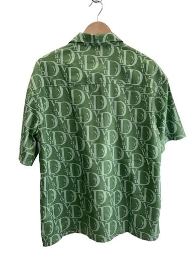 商品画像：VAUNDY THE PINK/半袖シャツ/L/ポリエステル/グリーン/総柄 2