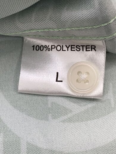 商品画像：VAUNDY THE PINK/半袖シャツ/L/ポリエステル/グリーン/総柄 4