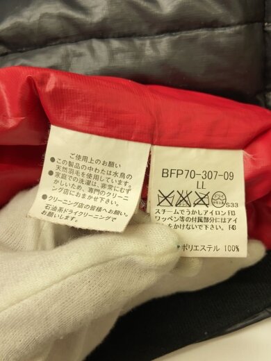 商品画像：ダウンジャケット/LL/ポリエステル/ブラック/無地/BFP70-307-09 4