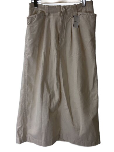 商品画像：ロングスカート/3/コットン/IVO/無地/M-002// 1