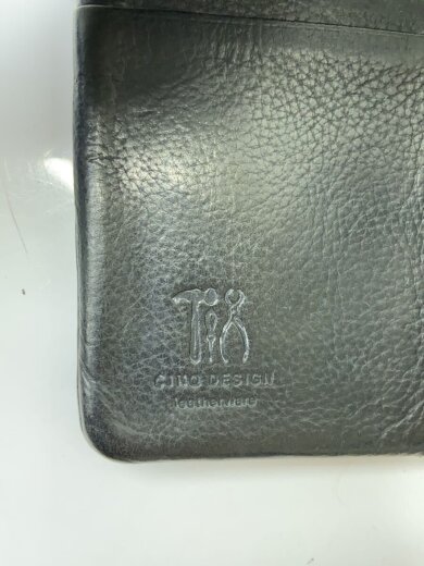 商品画像：CHINO DESIGN/財布/レザー/BLK/無地/メンズ 3
