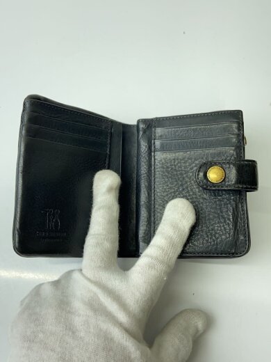 商品画像：CHINO DESIGN/財布/レザー/BLK/無地/メンズ 4