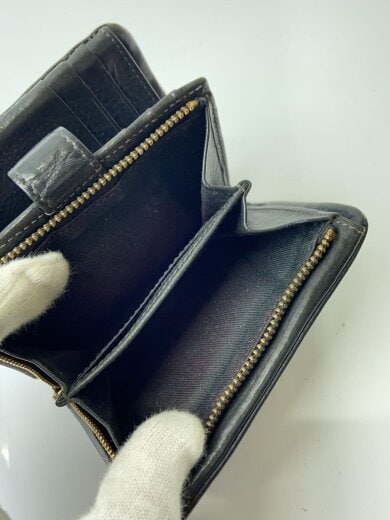 商品画像：CHINO DESIGN/財布/レザー/BLK/無地/メンズ 5