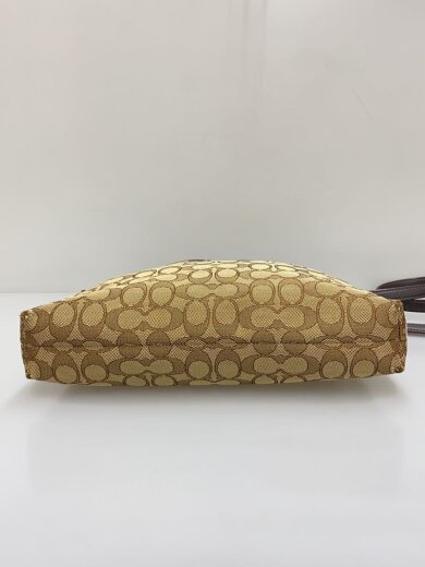 商品画像：ファイルバッグ_シグネチャー_ダークブラウンレザー/キャンバス/BRW/総柄// 4