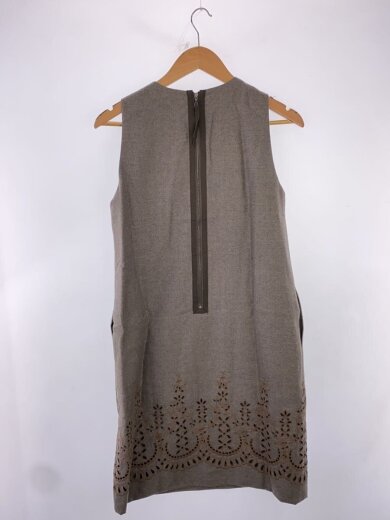 商品画像：ノースリーブワンピース/40/ウール/BRW 2