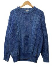 Michael ross original blue/ニット・セーター(厚手)/M/コットン/NVY