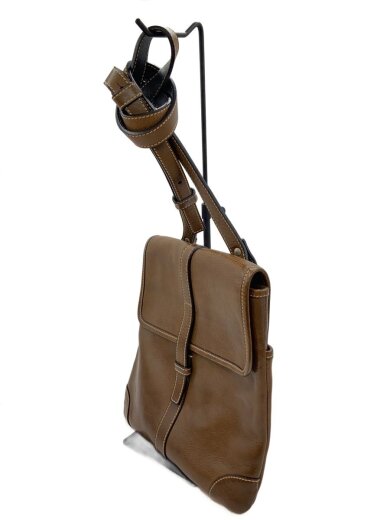 商品画像：ショルダーバッグ/レザー/BRW 2