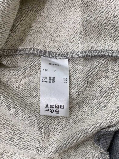 商品画像：ニードルパンチスウェット/2/--/GRY/aw24-rcs01 4