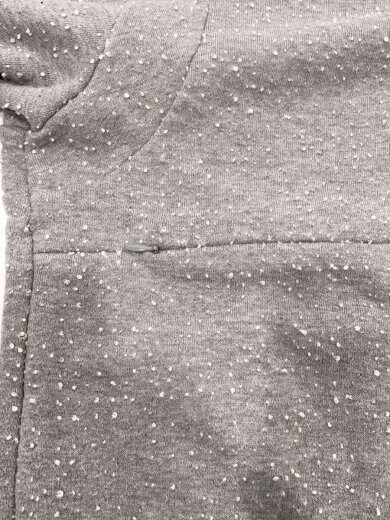 商品画像：ニードルパンチスウェット/2/--/GRY/aw24-rcs01 7