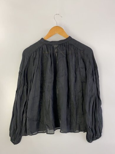 商品画像：長袖ブラウス/--/リネン/BLK/24-051-220-3010-2-0// 2